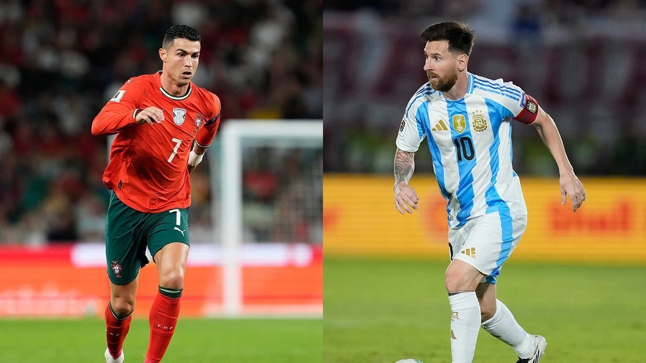 Cristiano Ronaldo dan Lionel Messi